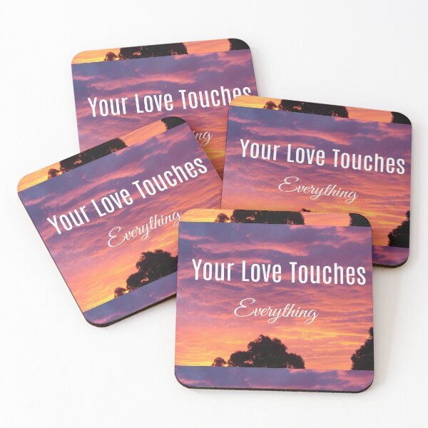 Item preview, Your Love Touches Everything Sunset  - Inspirational Quote designed and sold by Sarah  Rajkotwala.
