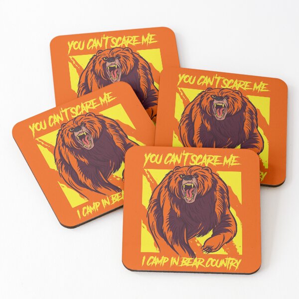 Item preview, You cant scare me i camp in bear country designed and sold by Piztees.