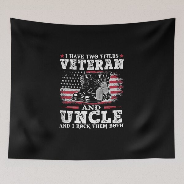 Item preview, I Have Two Titles Veteran and Uncle American Flag Patriot US Army  designed and sold by Duhon19.