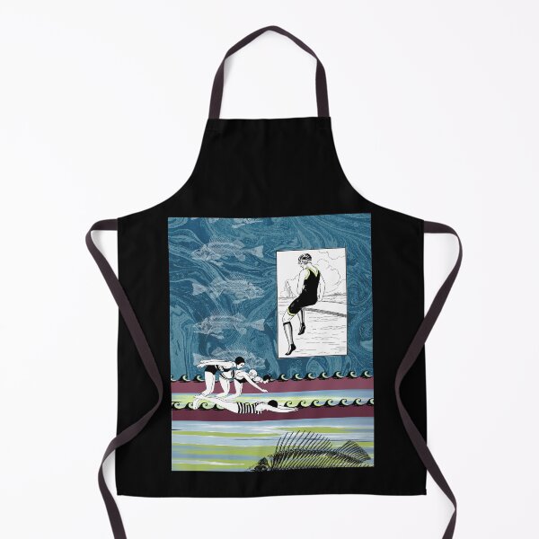 Item preview, High and Dry Vintage Swimmers Collage designed and sold by Sherri Leeder.