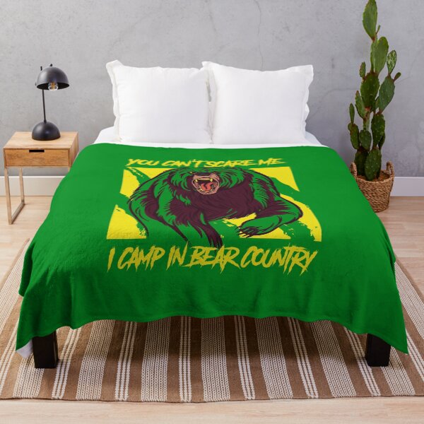 Item preview, You cant scare me i camp in bear country funny designed and sold by Piztees.