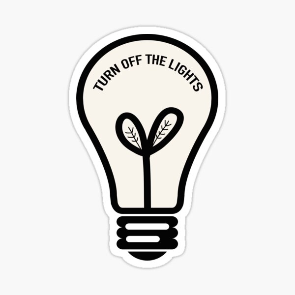 Turn The Lights Stickers for Sale | Redbubble