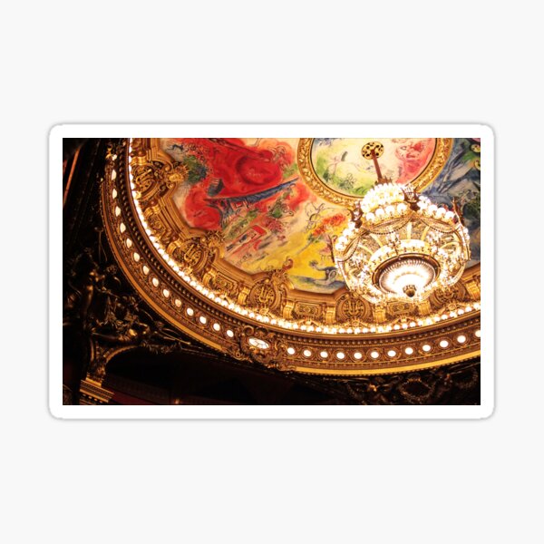 Paris Opera Chandelier Sticker