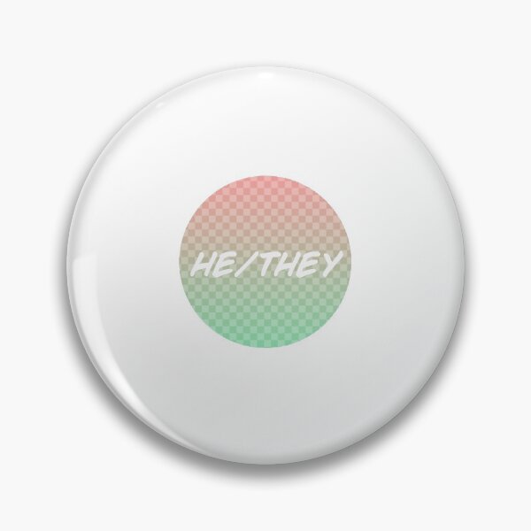 Item preview, He/They pronouns designed and sold by LittleBearrr.