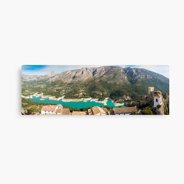 Panoramic view from Castell de Guadalest Canvas Print