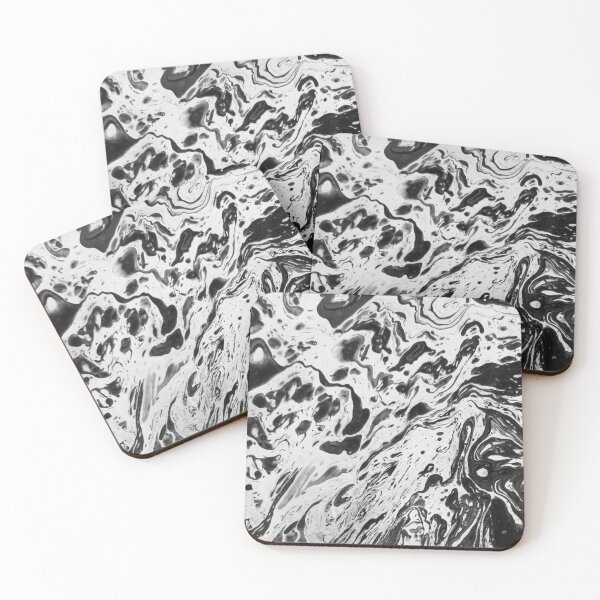 Item preview, Hydro Dipped Black and White Drip designed and sold by ArtRoomOregon.