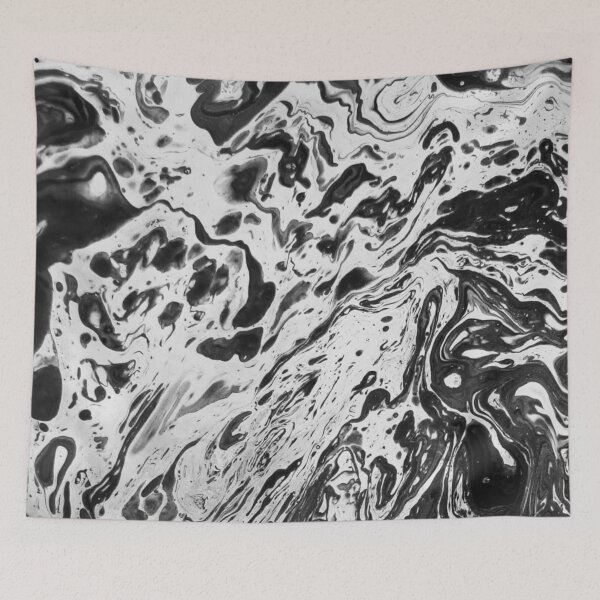 Item preview, Hydro Dipped Black and White Drip designed and sold by ArtRoomOregon.