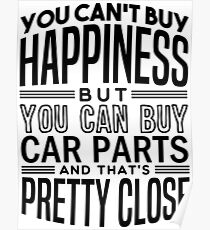 Happiness is car parts Poster