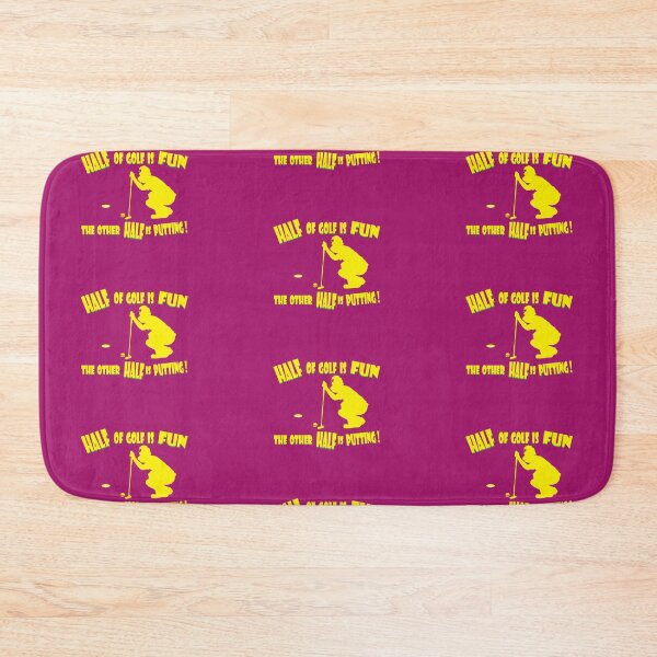 Item preview, Half of Golf is Fun Yellow designed and sold by KJKlassiks.