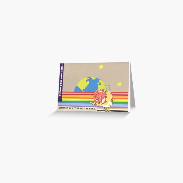 Snail Blazer Greeting Card