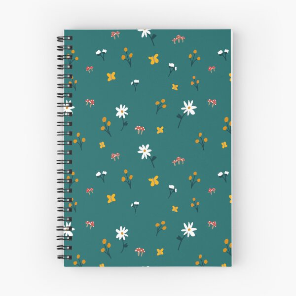 Item preview, Spring flower and mushroom pattern designed and sold by Beelinesdesign.