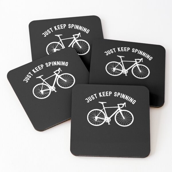 Item preview, Just Keep Spinning Road Cycling Road Biking designed and sold by OneMTB.