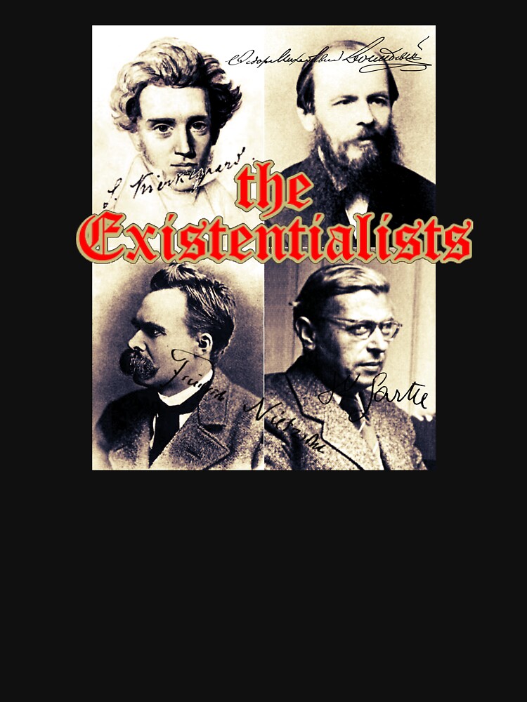 Thumbnail 7 of 7, Classic T-Shirt, The Existentialists  designed and sold by MoriVond.