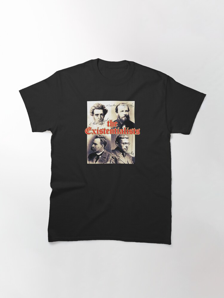 Thumbnail 3 of 7, Classic T-Shirt, The Existentialists  designed and sold by MoriVond.