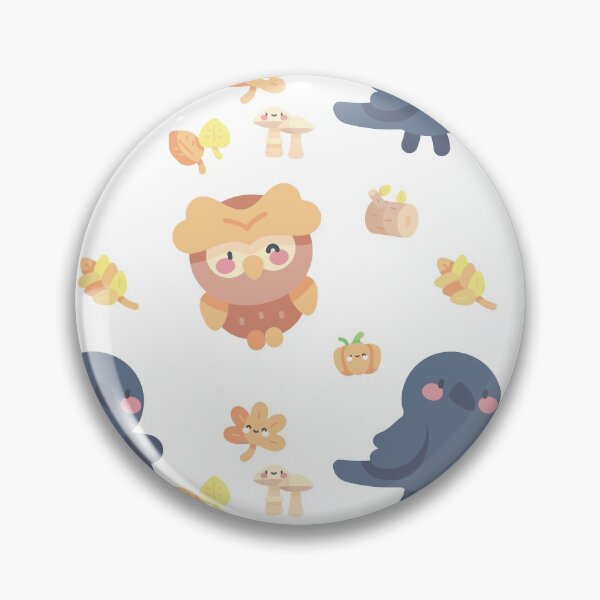 Item preview, cute autumn woodland bird friends designed and sold by TheWaterBirds.