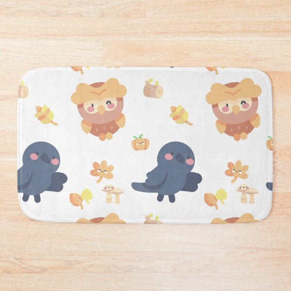 Item preview, cute autumn woodland bird friends designed and sold by TheWaterBirds.