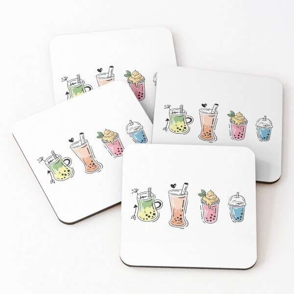 Item preview, Green Tea Boba And Taro And Milk Tea designed and sold by 24FAHSION.