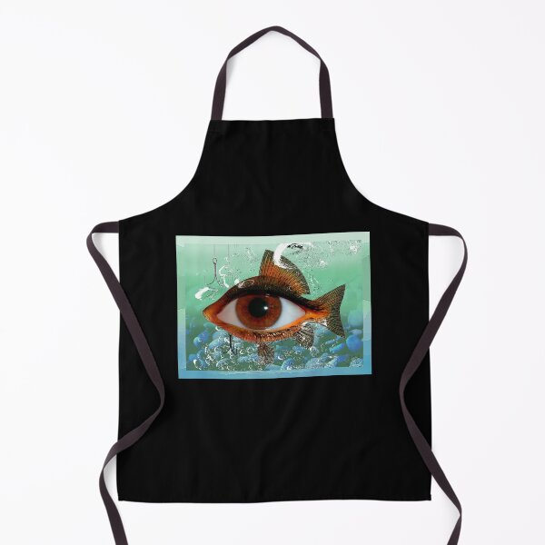 Item preview, On the Lookout Big Eyed Fish Digital Collage designed and sold by Sherri Leeder.