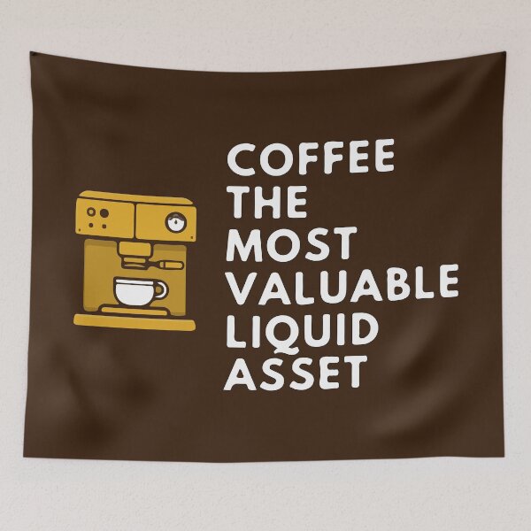 Item preview, Accounting Coffee Liquid Assets Jokes designed and sold by mouad naouiri.