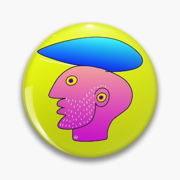 Item preview, Man with blue hat  designed and sold by (b)ananartista SBUFF.