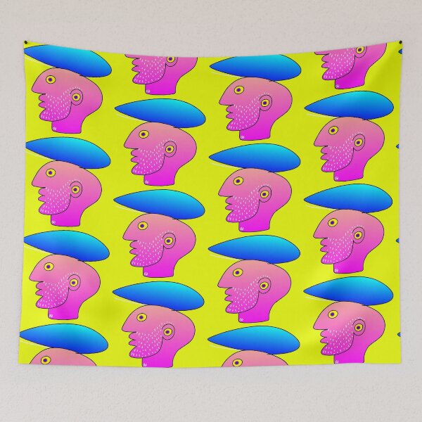 Item preview, Man with blue hat  designed and sold by (b)ananartista SBUFF.