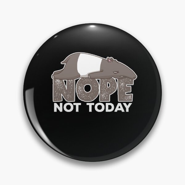 Item preview, Nope Not Today Sleeping Tapir Animal designed and sold by FHDesign.