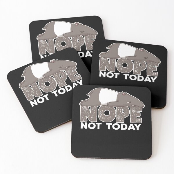 Item preview, Nope Not Today Sleeping Tapir Animal designed and sold by FHDesign.