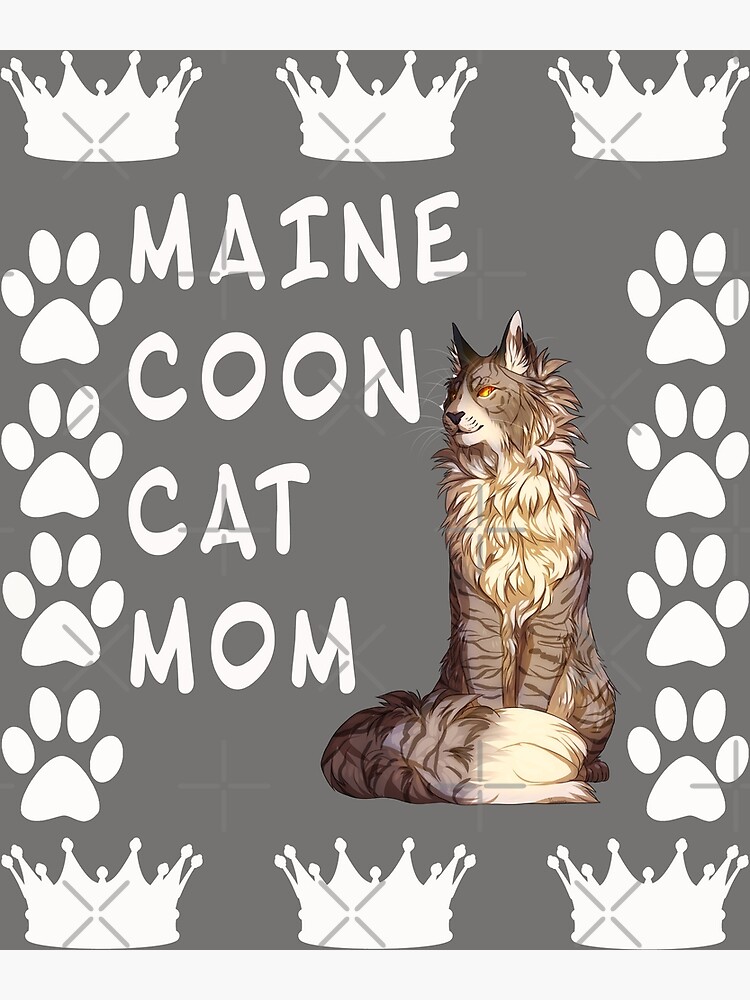 Discover love my maine coon cat  shirt Premium Matte Vertical Poster