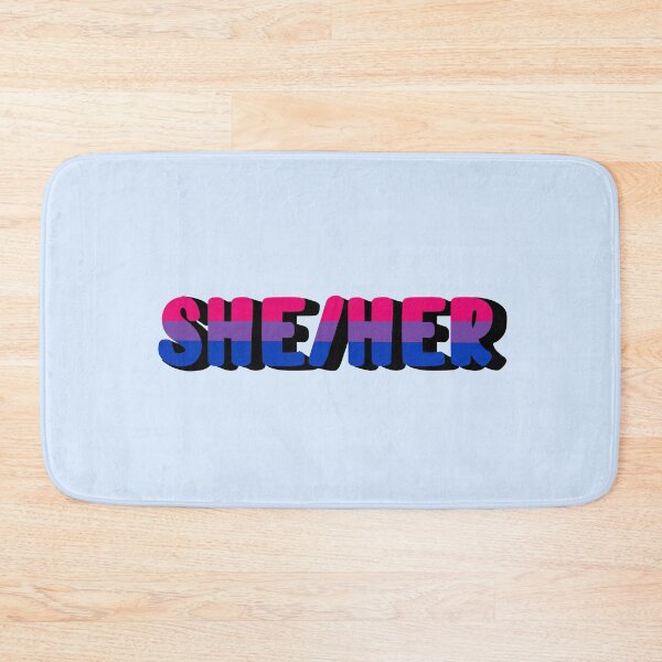 Item preview, Bisexual Flag She/Her Pronoun designed and sold by EuropaPrints.