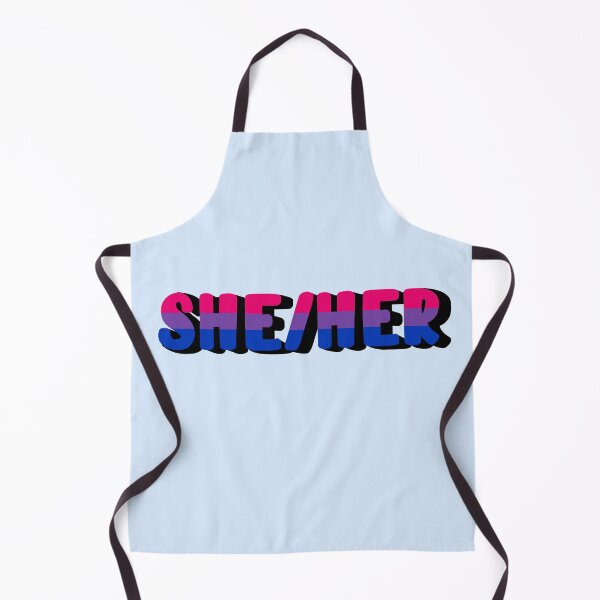 Item preview, Bisexual Flag She/Her Pronoun designed and sold by EuropaPrints.