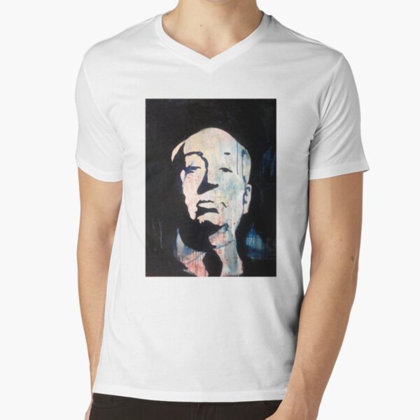 Alfred Hitchcock V-Neck T-Shirt