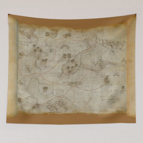Item preview, Treasure Map designed and sold by Creative fashion Mix.