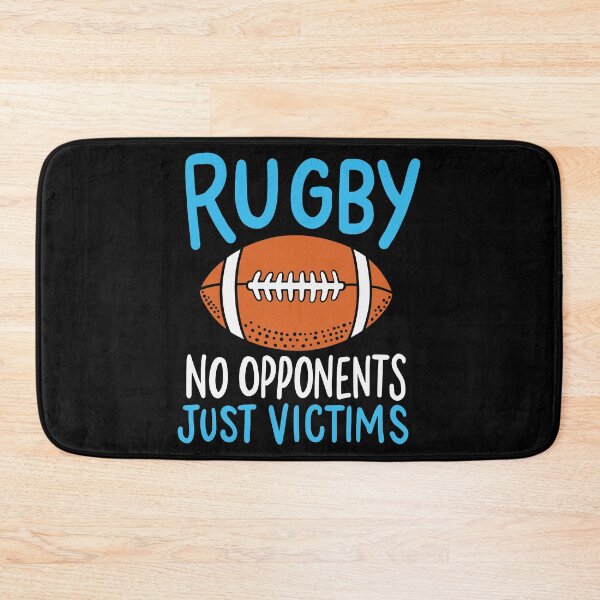 Item preview, Rugby No Opponents Just Victims For A Rugby Player print designed and sold by AYDreamers.
