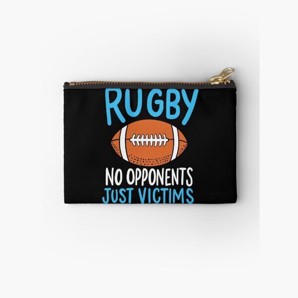 Item preview, Rugby No Opponents Just Victims For A Rugby Player print designed and sold by AYDreamers.