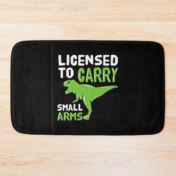 Item preview, Licensed To Carry Small Arms For Gun Lover design designed and sold by AYDreamers.