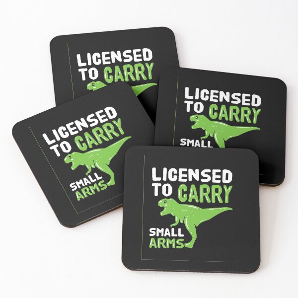 Item preview, Licensed To Carry Small Arms For Gun Lover design designed and sold by AYDreamers.