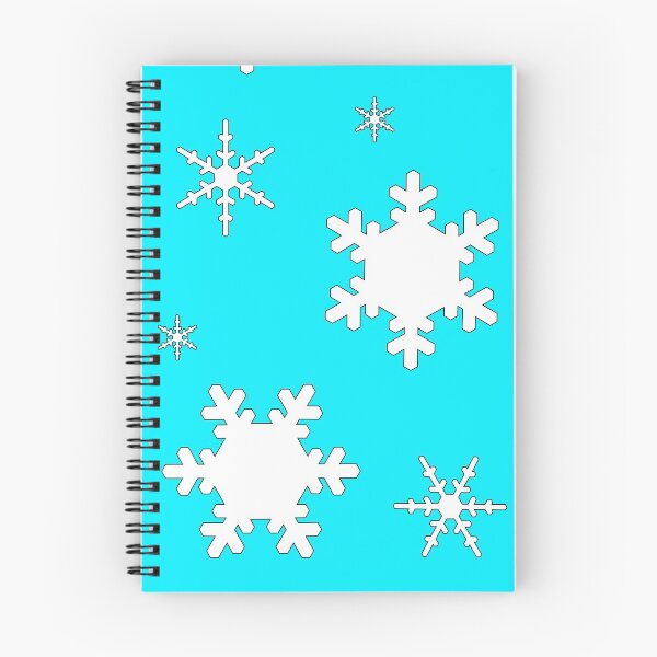 Item preview, Falling Snowflakes on Blue Background Large Sized Repeating Pattern designed and sold by Nicolette Olivier.