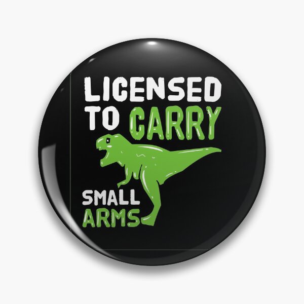 Item preview, Licensed To Carry Small Arms For Gun Lover design designed and sold by AYDreamers.
