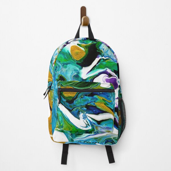 Item preview, Blue Gold Abstract designed and sold by Genevieve Esson.