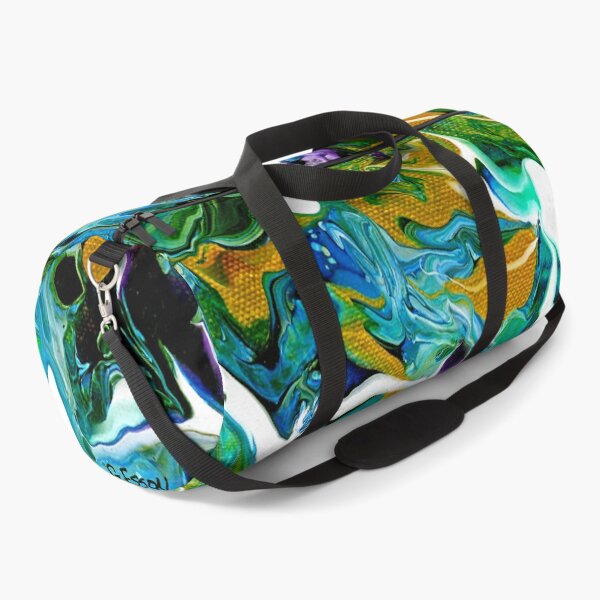 Item preview, Blue Gold Abstract designed and sold by Genevieve Esson.