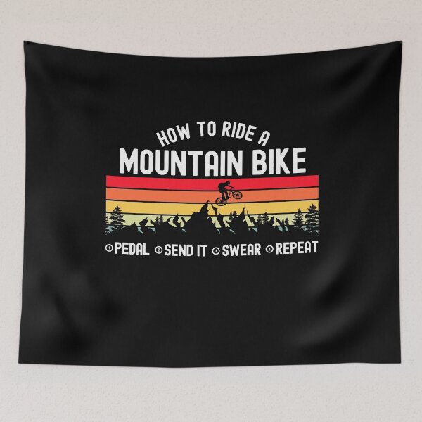 Item preview, How to Ride Mountain Bike Funny MTB Gifts for Mountain Bikers designed and sold by cool-merch.