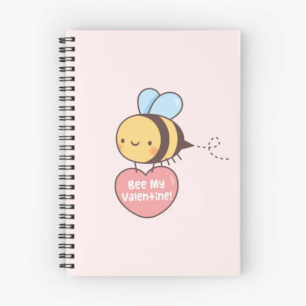 Item preview, Cute Bee My Valentine Juego de palabras Doodle designed and sold by rustydoodle.