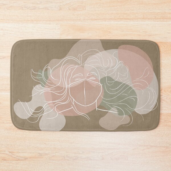 Item preview, minimalist outline (pink/green) designed and sold by valeriedumdum.
