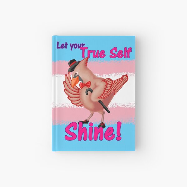 Let Your True Self Shine Man Hardcover Journal