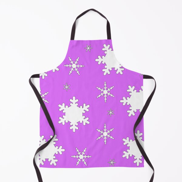 Item preview, Falling Snowflakes on Purple Background Large Sized Repeating Pattern designed and sold by Nicolette Olivier.