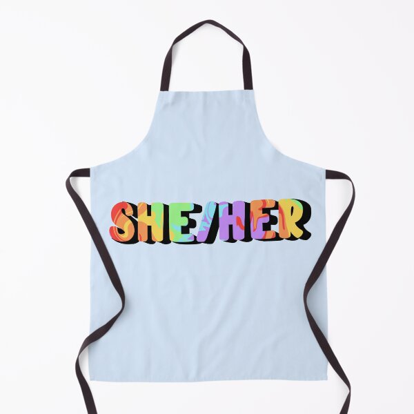 Item preview, Rainbow Flag She/Her Pronoun designed and sold by EuropaPrints.