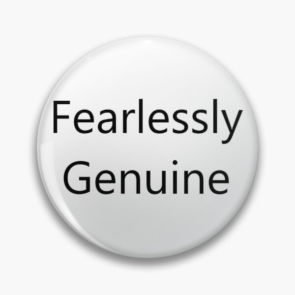 Item preview, Fearlessly Genuine designed and sold by nappimommy.