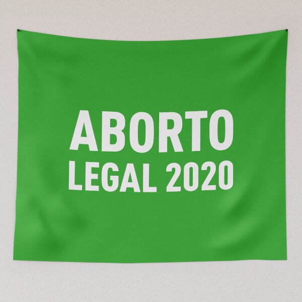 Aperçu de l'œuvre Avortement légal 2020 (vert et blanc) créée et vendue par FilipeFerreira.