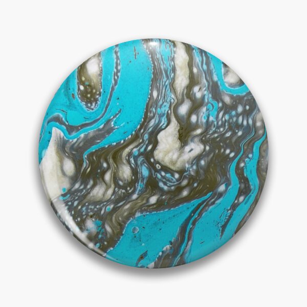 Item preview, Hydro Dipped Blue and Silver Swirls designed and sold by ArtRoomOregon.