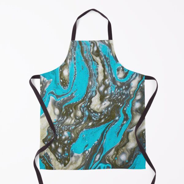 Item preview, Hydro Dipped Blue and Silver Swirls designed and sold by ArtRoomOregon.